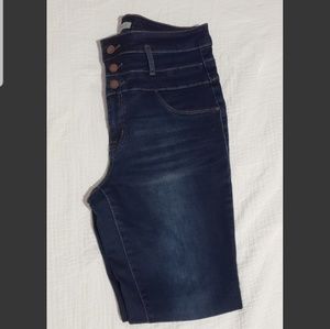 HIGH WAIST Dark Denim Jeans